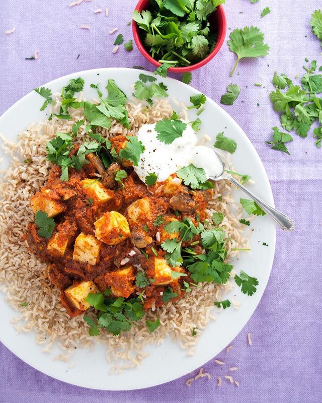 halloumi and indian food are amazing together